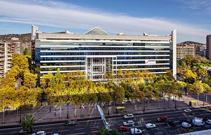 The Alta Diagonal office building at Avinguda Diagonal 640 in Barcelona